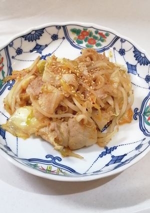 簡単！美味しい！豚キムチ炒め-レシピのメイン写真