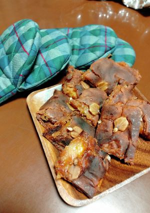 完熟柿とクルミのケーキ♪-レシピのメイン写真