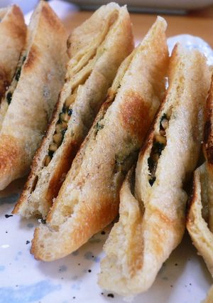 納豆と鮭フレークの～油揚げ焼き☆-レシピのメイン写真