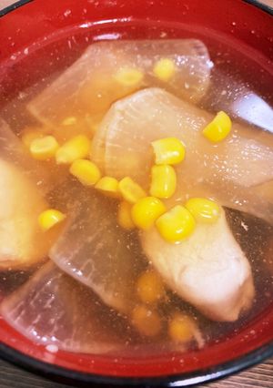 大根とコーンのささみスープ-レシピのメイン写真