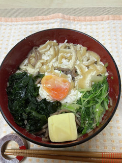 バター入りでコクうま温蕎麦(年越し蕎麦)-レシピのメイン写真