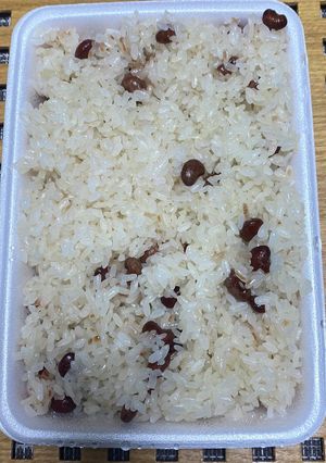 誕生日、七五三、成人式、お祝いのお赤飯。-レシピのメイン写真