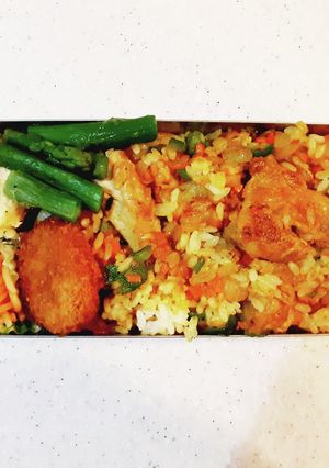 高校生弁当覚え書き109ドライカレー弁当-レシピのメイン写真
