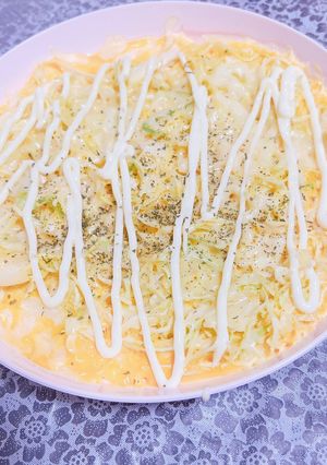 ☆朝食にも☆キャベたまチーズお焼き風-レシピのメイン写真