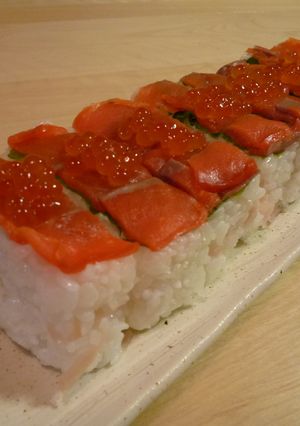 サーモン押し寿司-レシピのメイン写真