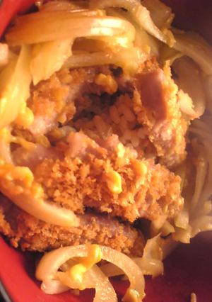 豚ロース肉と玉葱のカツ丼-レシピのメイン写真