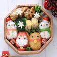 サンタ・トナカイ・雪だるまいなりキャラ弁