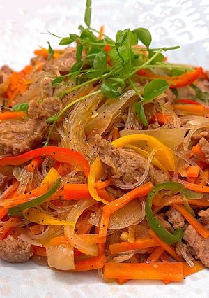 大豆ミートで作るチャプチェ-レシピのメイン写真