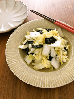 白菜とのりの塩麹サラダ-レシピのメイン写真