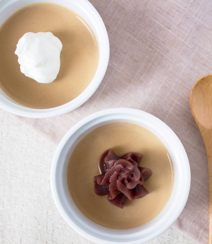 濃厚なめらか♪きなこプリン by 波里レシピ 【クックパッド】 簡単