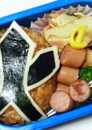 キャラ弁☆シンケンジャー☆レッド-レシピのメイン写真