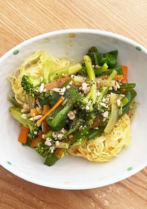 これは四川だ！（野菜あんかけ焼きそば）-レシピのメイン写真