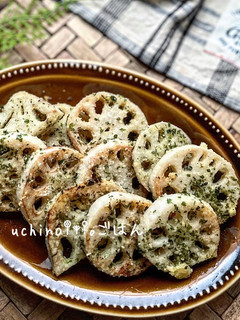 のり塩チーズたっぷり蓮根のチーズ焼き-レシピのメイン写真