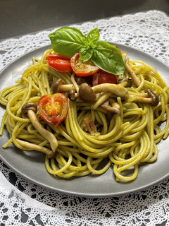 ほうれん草ジェノベーゼパスタ-レシピのメイン写真