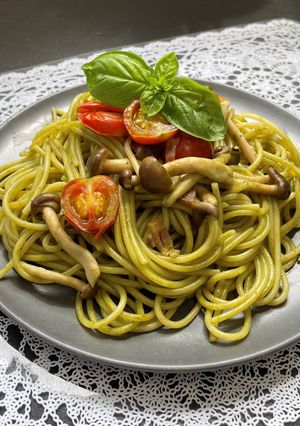 ほうれん草ジェノベーゼパスタ-レシピのメイン写真
