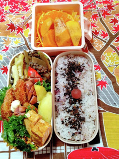 今日の塾弁当♪グラタン&えびフライ-レシピのメイン写真