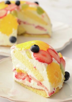 チーズクリームのズコットケーキ-レシピのメイン写真