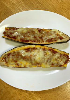 茄子のミートソースチーズ焼き-レシピのメイン写真