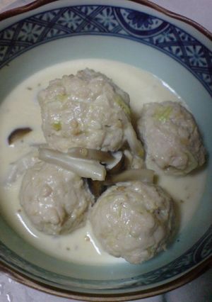 ♪　鶏団子のクリーム煮　♪-レシピのメイン写真