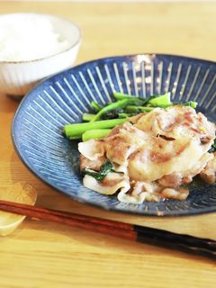豚肉と小松菜のみそ炒め-レシピのメイン写真