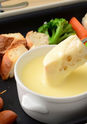 ホットプレートでお手軽チーズフォンデュ-レシピのメイン写真