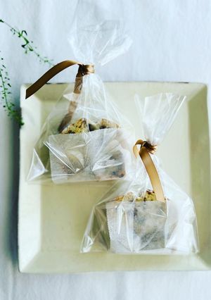 おすそ分けのラッピング　パウンドケーキ-レシピのメイン写真