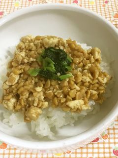 離乳食☆納豆そぼろ丼-レシピのメイン写真