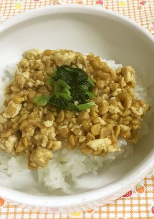 離乳食☆納豆そぼろ丼-レシピのメイン写真
