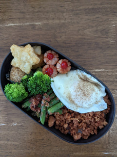 JK☆そぼろ目玉焼き弁当♪-レシピのメイン写真