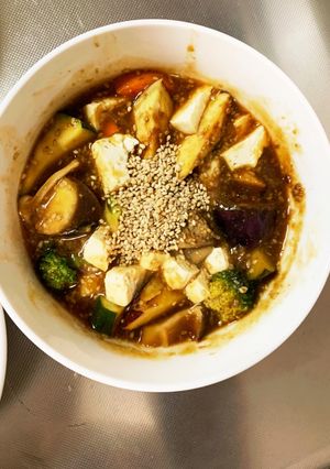 肉無ほんのりシーフードオイ照り春先炒め煮-レシピのメイン写真