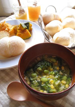 つぶつぶ食感のスープ-レシピのメイン写真