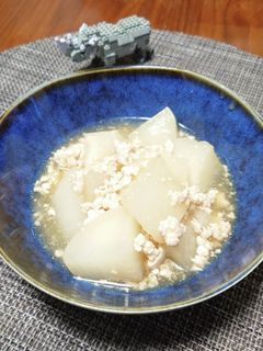 大根の鶏そぼろ餡かけ-レシピのメイン写真