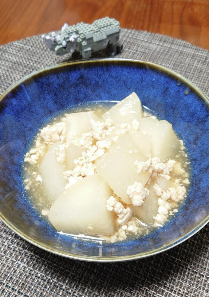 大根の鶏そぼろ餡かけ-レシピのメイン写真