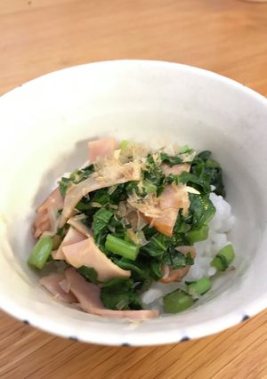 栄養◎大根の葉とハムのスタミナふりかけ-レシピのメイン写真