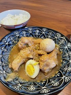ほろほろ鶏手羽元とゆで卵のさっぱり煮-レシピのメイン写真