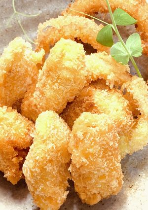 さつま芋と玉ねぎのバッター液で簡単フライ-レシピのメイン写真