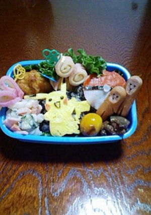 キャラ弁『ポケモン★ピカチュー』-レシピのメイン写真