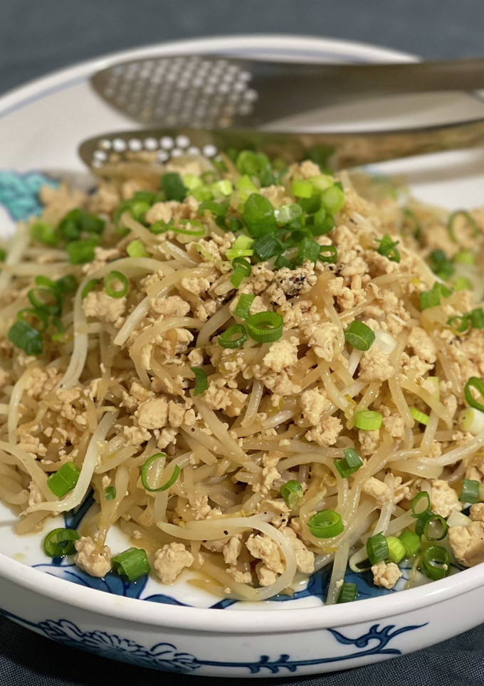 簡単♡鶏ひき肉ともやしの中華風-レシピのメイン写真