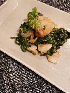 海老とほうれん草のナムル-レシピのメイン写真