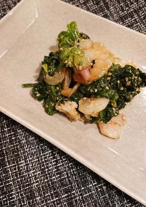 海老とほうれん草のナムル-レシピのメイン写真