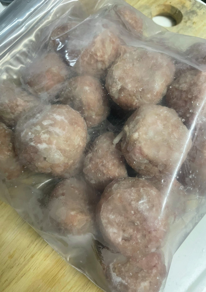 我が家のスープ用作り置き肉団子①-レシピのメイン写真