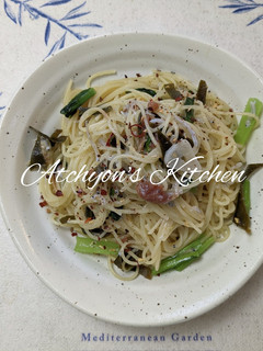 簡単!しらす昆布梅干しの和風パスタ-レシピのメイン写真