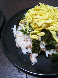 鮭と大葉の簡単ちらし寿司-レシピのメイン写真