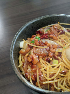 グリチア風納豆スパゲティ-レシピのメイン写真