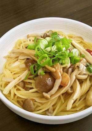 ペペロンチーノ きのこ,和風-レシピのメイン写真