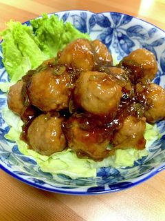 余った肉団子で簡単おかず 肉団子甘酢だれ-レシピのメイン写真