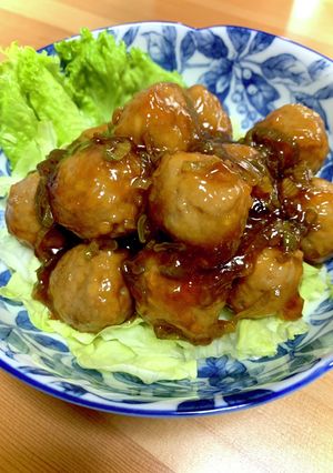 余った肉団子で簡単おかず 肉団子甘酢だれ-レシピのメイン写真