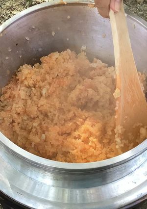 羽釜でチキンライス-レシピのメイン写真