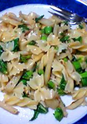 菜の花とジャガイモの和風パスタ-レシピのメイン写真