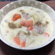 野菜とお肉のクリームシチュー!(^^)!